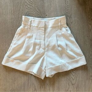 Wilfred High Waist White Shorts